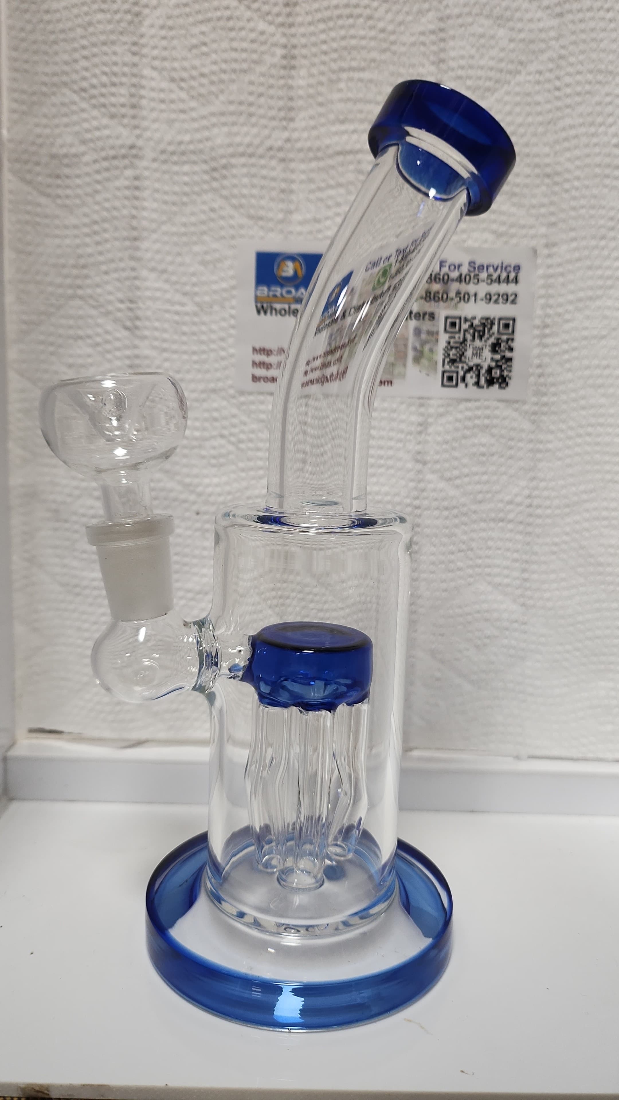 8" WATER PIPE WITH SHOWER